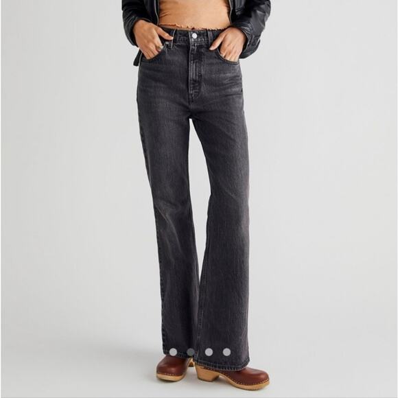 Levi’s 70s High Flare Jeans Black Size 27 - Picture 1 of 9